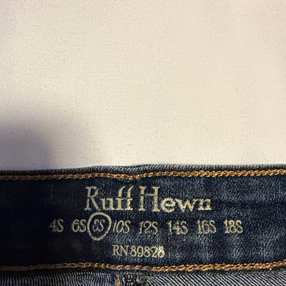 Ruff Hewn Women’s Mid-Dark Blue Bootcut Jeans - Picture 3 of 8